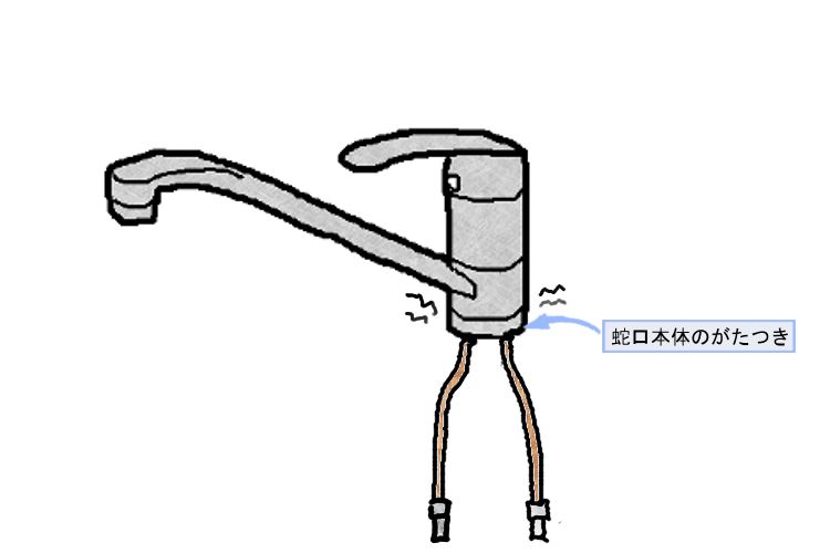 蛇口本体がたつきイラスト